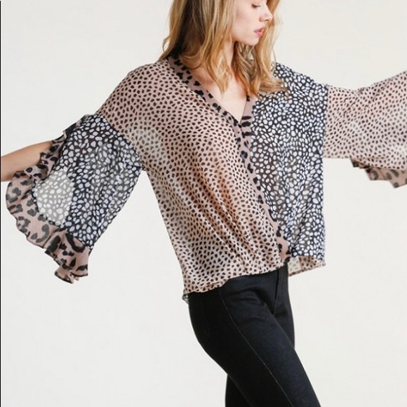 Multi Print Animal Top - Picture 5 of 10